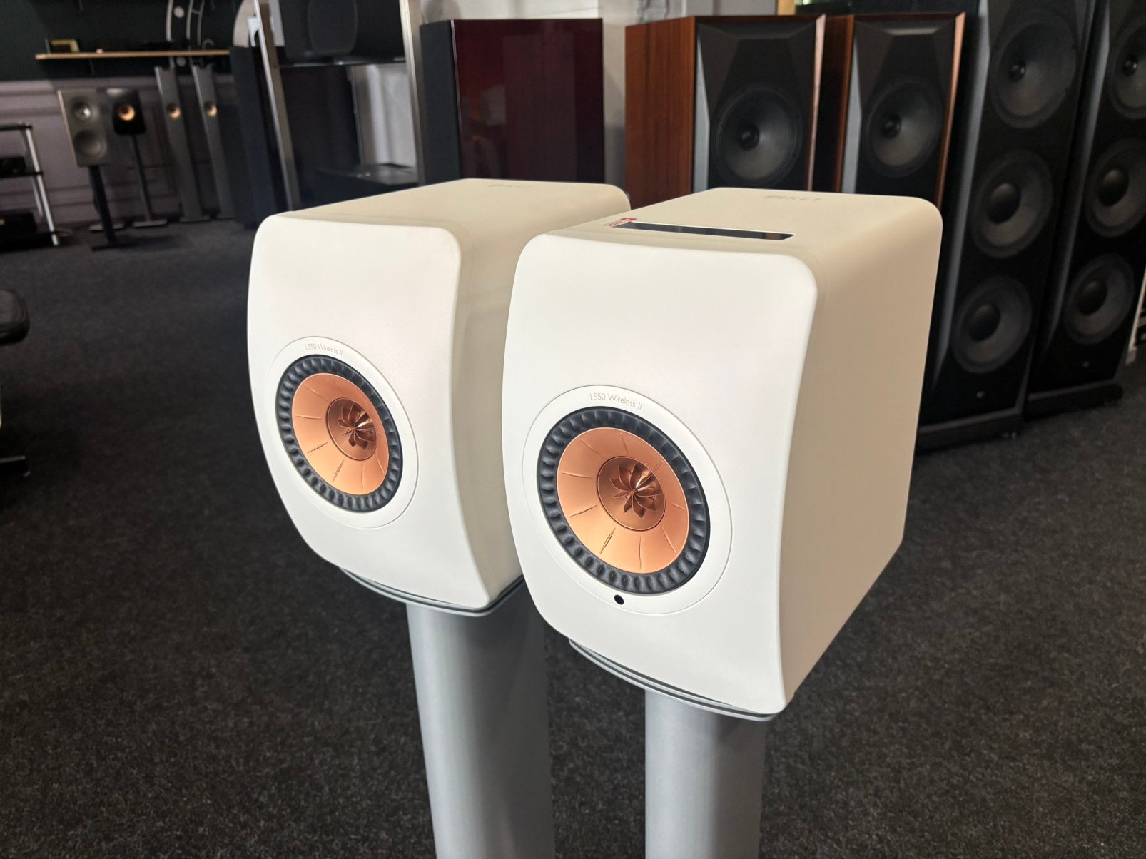 KEF LS50 Wireless II Wit (Set van 2), Overige merken, Nieuw, Ophalen of Verzenden, 120 watt of meer