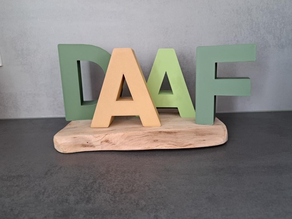 Uniek Kraamcadeau! Naam in blokletters, Kinderen en Baby's, Kraamcadeaus en Geboorteborden, Ophalen of Verzenden, Nieuw, Kraamcadeau
