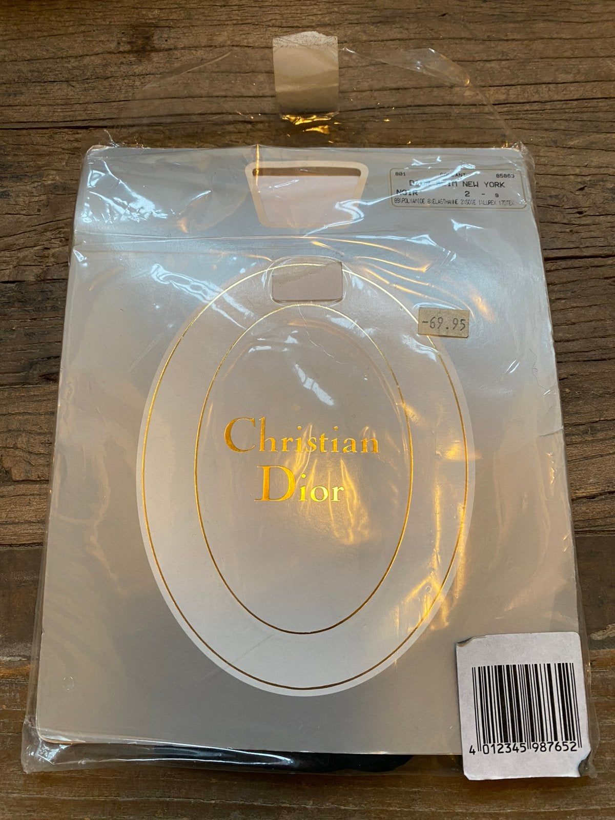 Sexy Dior panty met naad, Ophalen of Verzenden, Zo goed als nieuw, Zwart, Panty