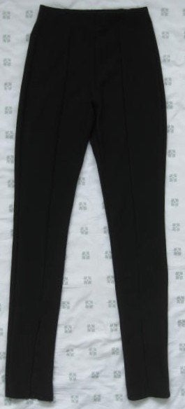 Zara elastische broek, zwart, splitje in de pijpen, mt S, Ophalen of Verzenden, Zo goed als nieuw, Maat 36 (S), Lang
