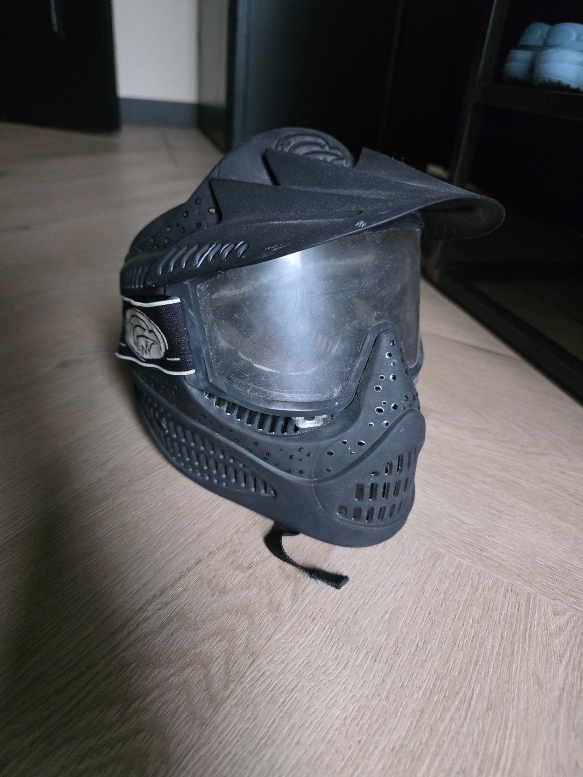 Paintball Masker Zwart - Gebruikt, Ophalen of Verzenden
