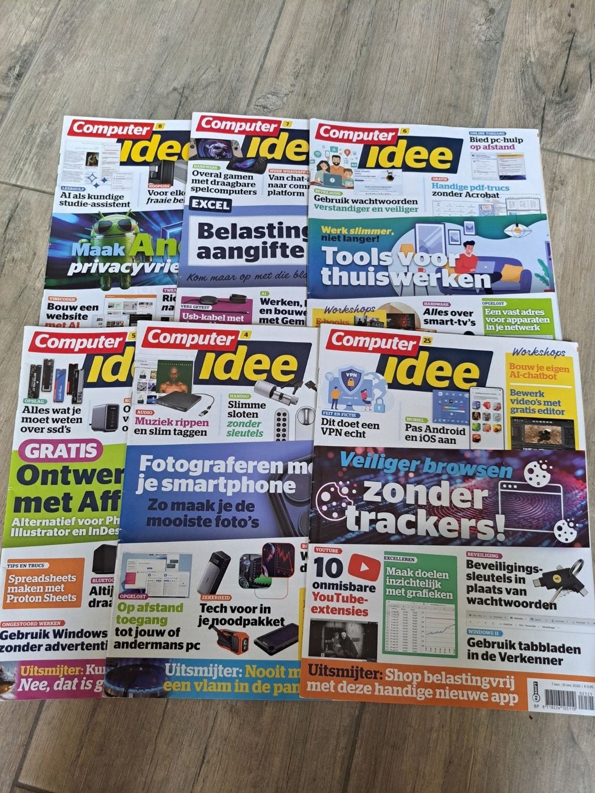 6x computer idee, Ophalen of Verzenden, Gelezen, Overige onderwerpen
