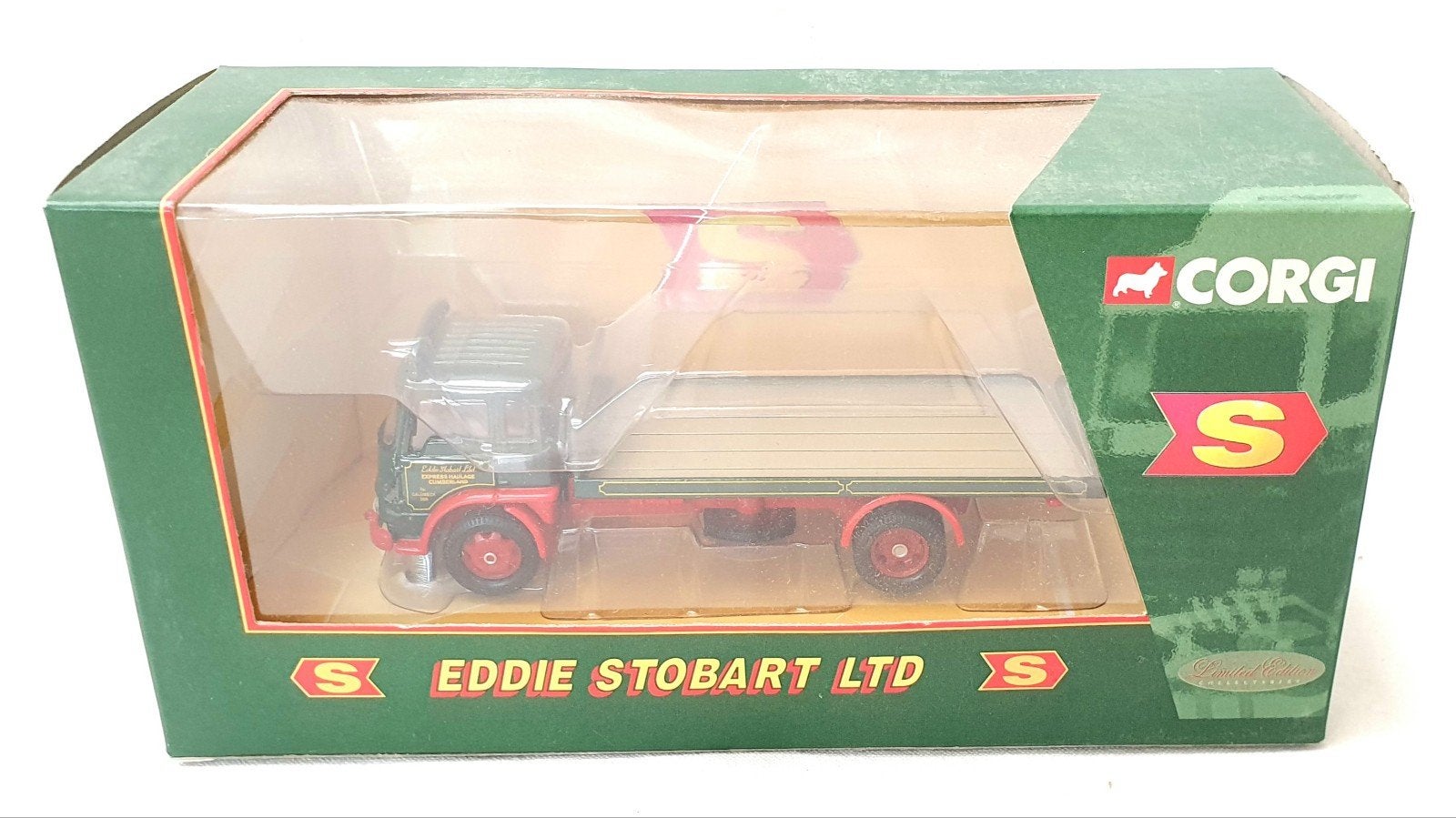 Corgi Toys 1:50 Bedford TK4 Eddie Stobart Flatbed Truck MIB!, Ophalen of Verzenden, Nieuw, Bus of Vrachtwagen, Corgi