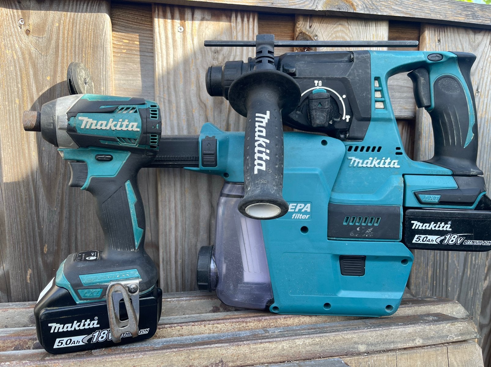 Makita boorhamer set 18 v, Doe-het-zelf en Verbouw, Ophalen, Zo goed als nieuw, Boor- en/of Breekhamer
