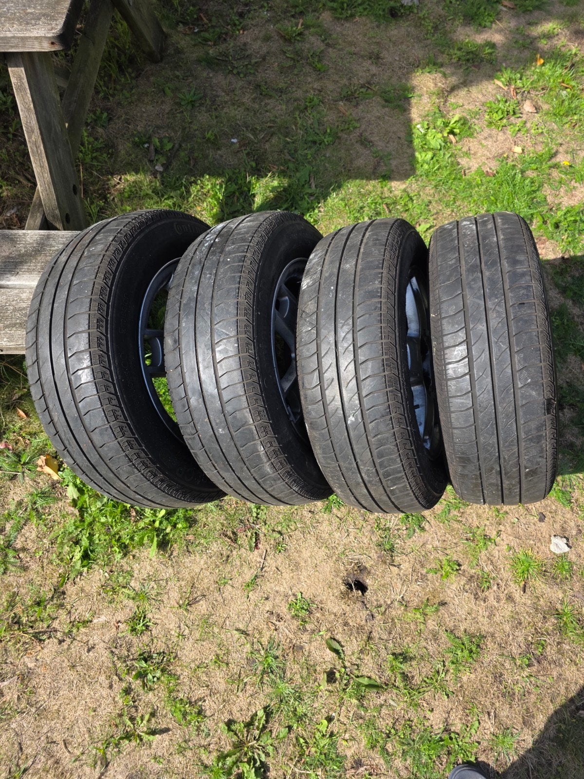 Continental ContiEcoContact CP 195/65 R15 91H, Ophalen, Gebruikt, 15 inch, Banden en Velgen