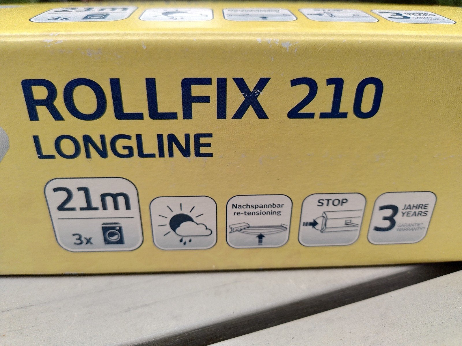 Leifheit rollfix 210 flexibel systeem was ophangen, Ophalen, Nieuw, Wasrek