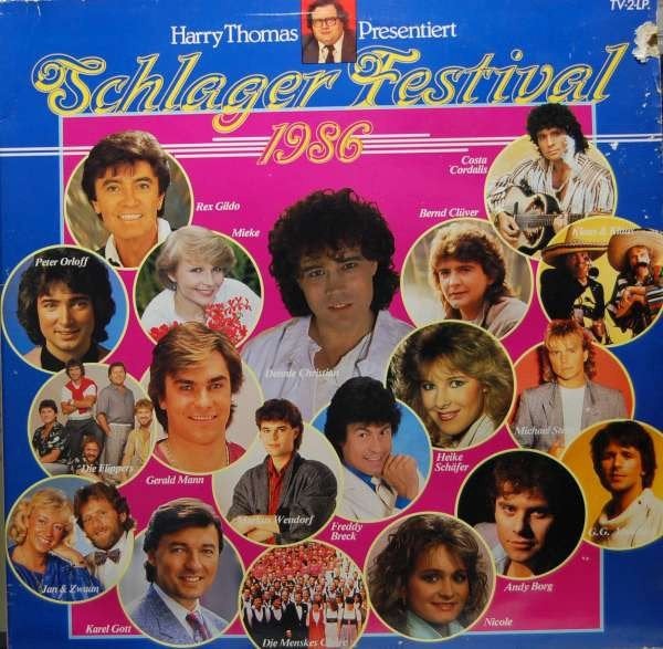 dubbel L.P. (1986) Schlager Festival 1986, Inclusief binnenhoes, Ophalen of Verzenden, Gebruikt, 12 inch