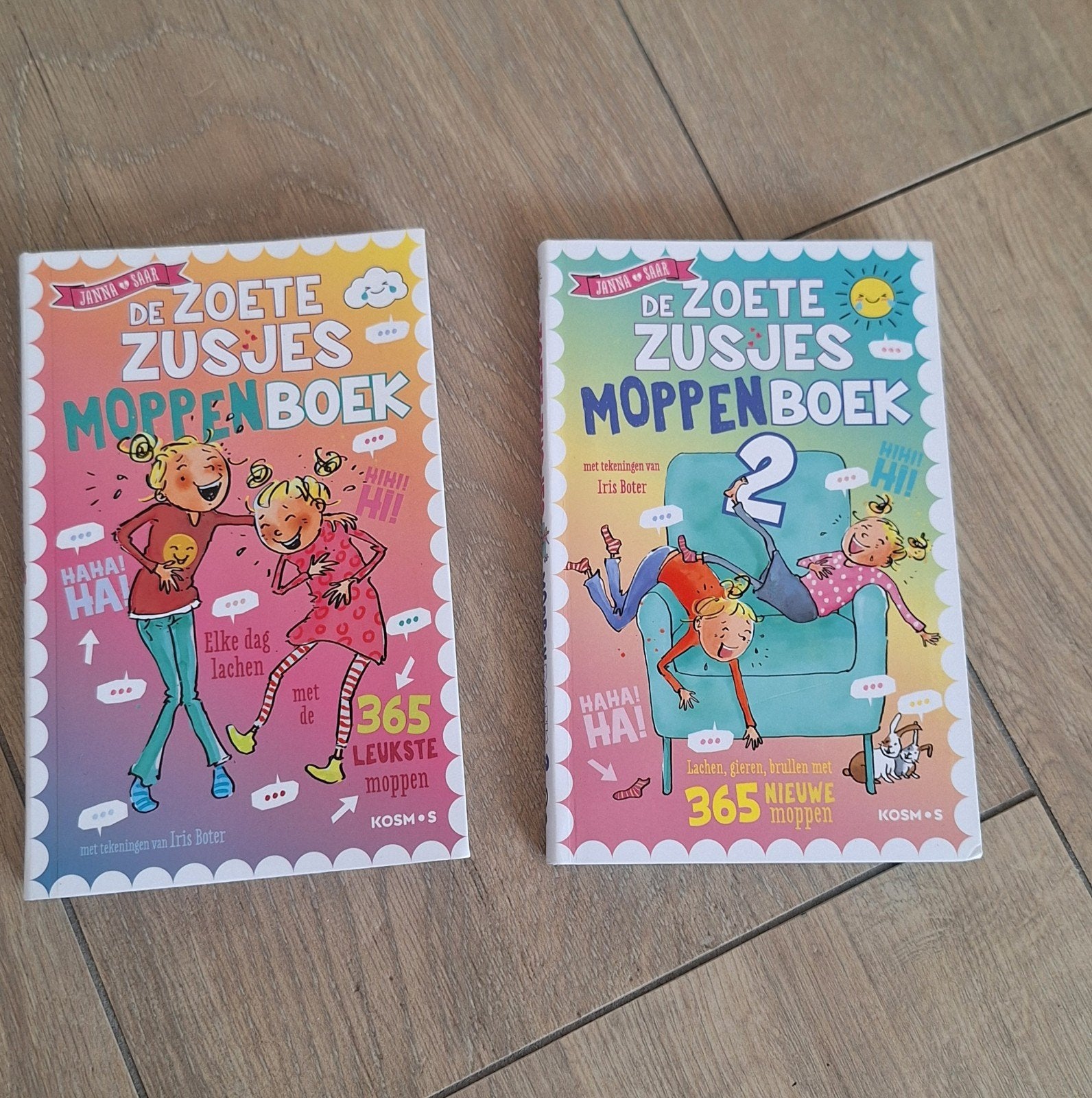 De Zoete Zusjes Moppenboek 1 & 2 - Zo goed als nieuw, Ophalen, Zo goed als nieuw, Hanneke de Zoete, Fictie algemeen