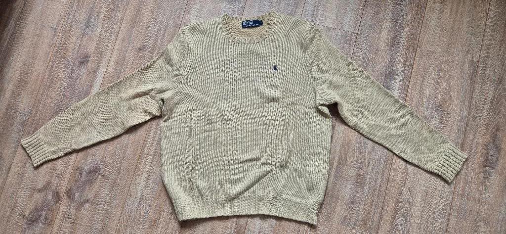 Polo Ralph Lauren sweater L, Beige, Ophalen of Verzenden, Zo goed als nieuw, Ralph Lauren Polo