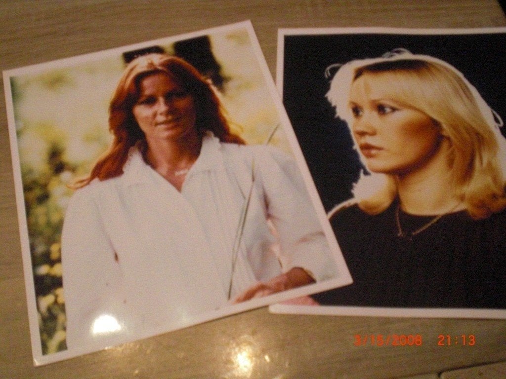 ABBA 4 Grote Foto's, Ophalen of Verzenden, Zo goed als nieuw, Foto of Kaart