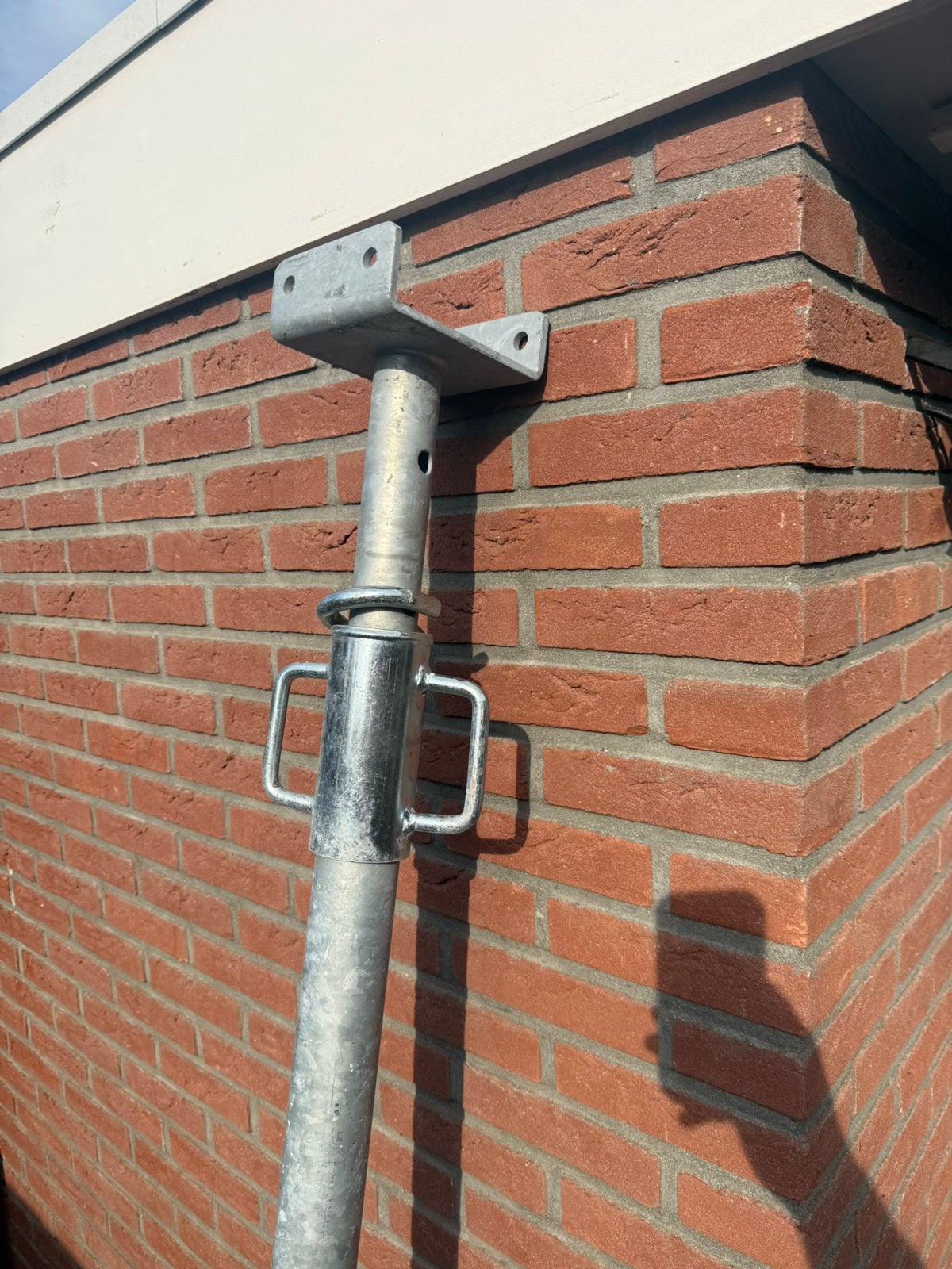 Stalen bouwstempel schroefbaar, Doe-het-zelf en Verbouw, Steigers, Ophalen, Zo goed als nieuw, Overige typen, Minder dan 2 meter