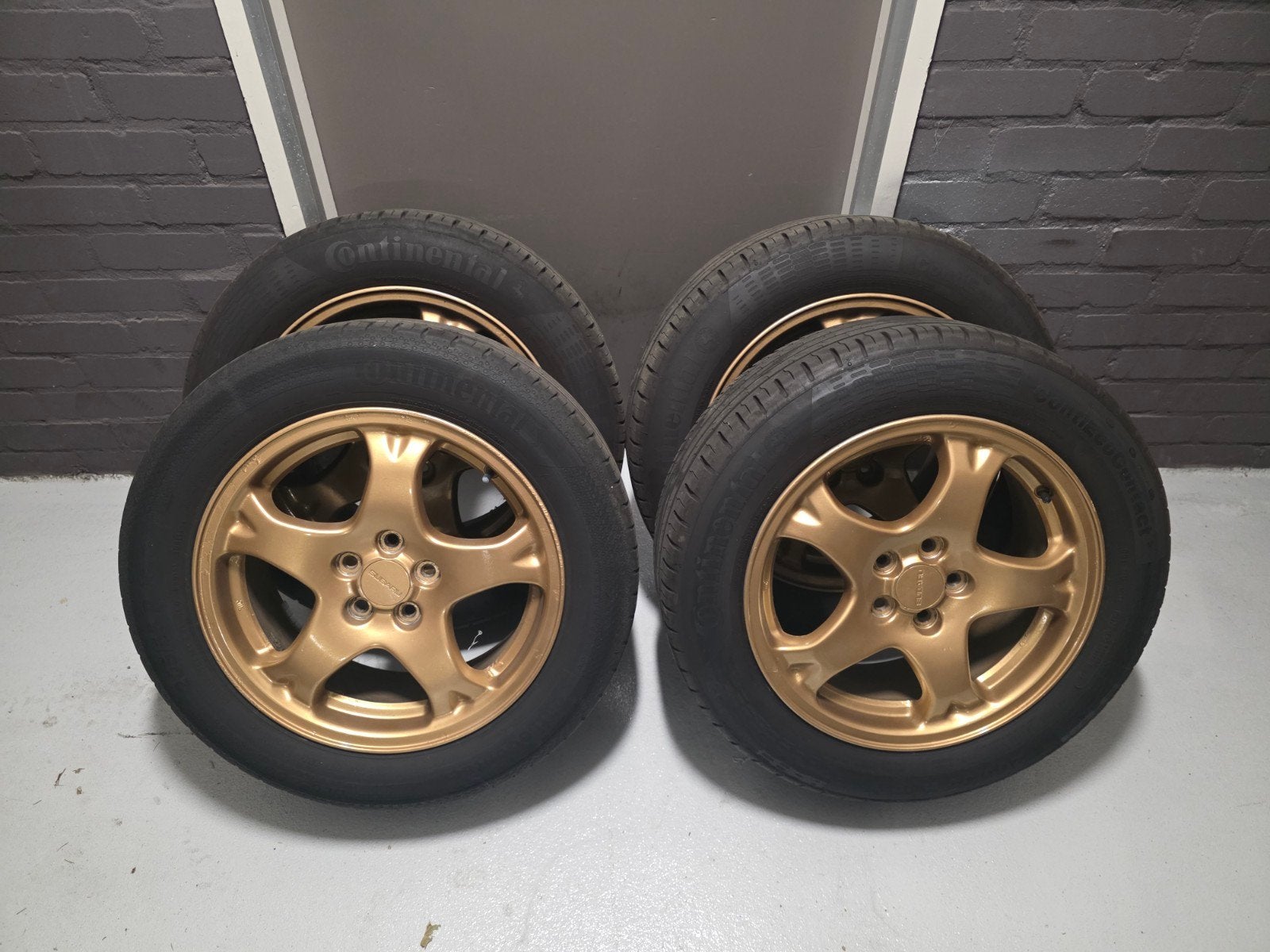 Wielenset Subaru 5x100 Impreza/Legacy, Ophalen, Subaru, 16 inch, Subaru
