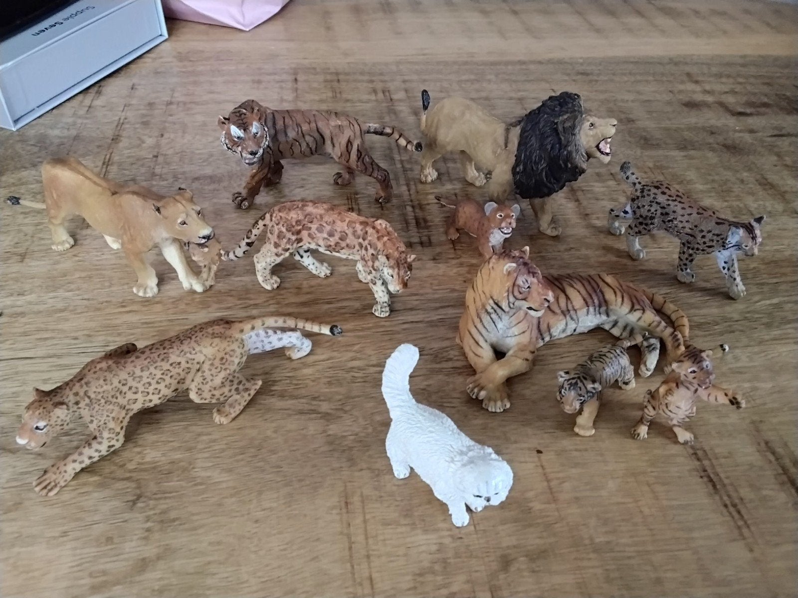 Papo katachtigen, leeuw, tijger, luipaard, lynx, Ophalen of Verzenden, Zo goed als nieuw, Wild dier, Beeldje of Figuurtje
