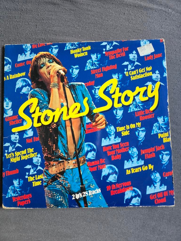 The rolling stones story dubbel lp, Cd's en Dvd's, Vinyl | Rock, Ophalen of Verzenden, Gebruikt, 12 inch, Poprock