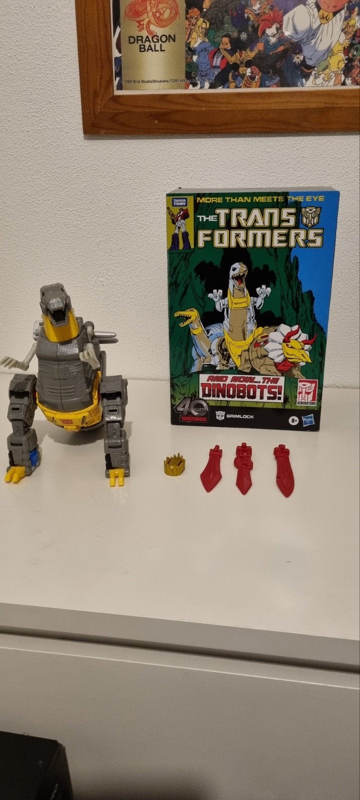 Transformers Grimlock Dinobot 40th Anniversary Figuur, Ophalen of Verzenden, Zo goed als nieuw