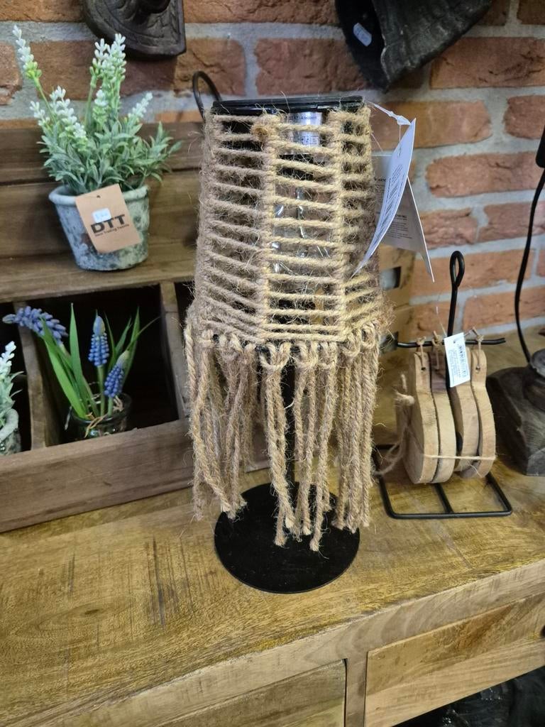 Countryfield Solar Staande Metaal Touw Lamp 31cm, Helene Livingstyle, Helenelivingstyle@gmail.com, Boho, 7531TJ