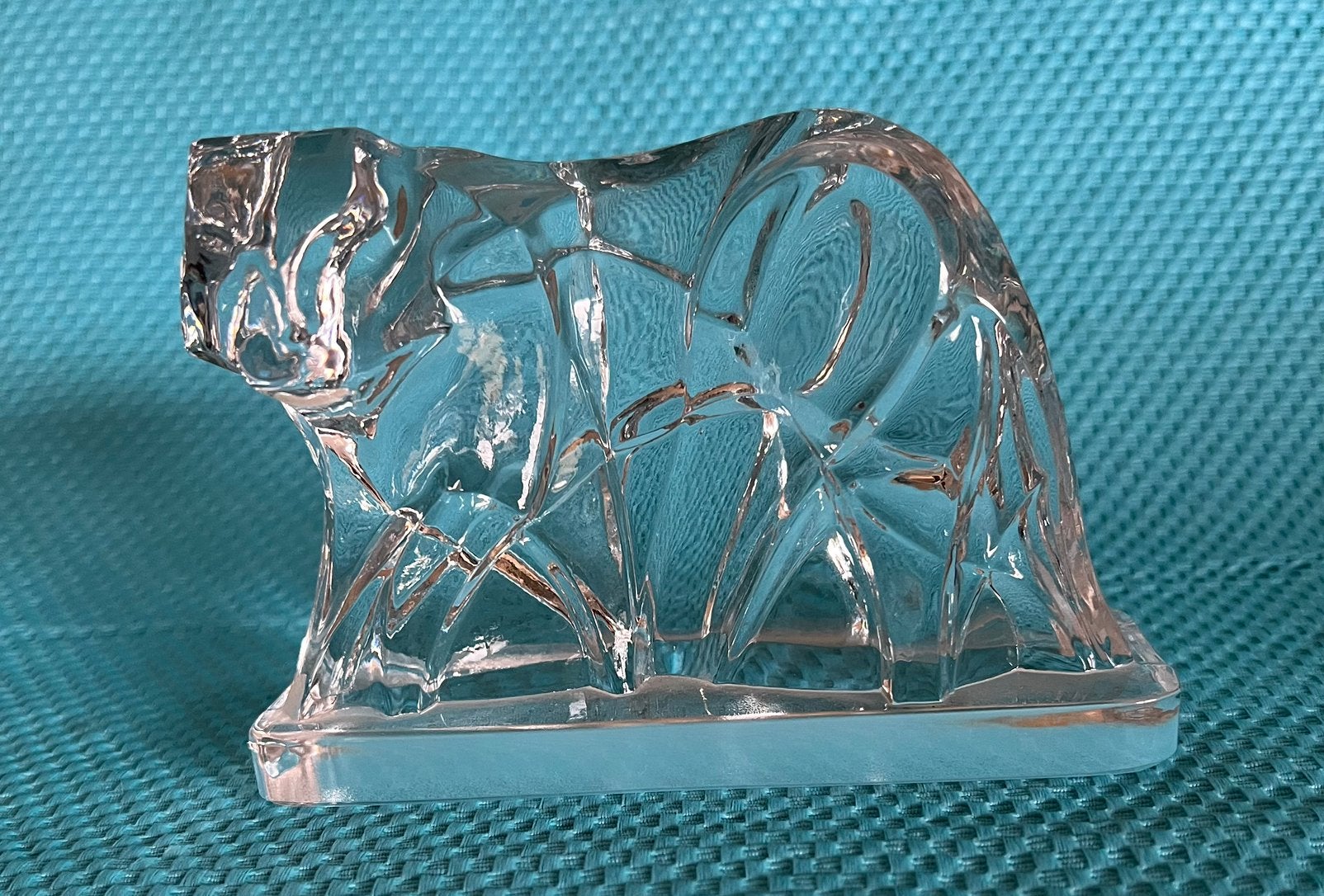 Baccarat kristal art deco panter/ tijger., Antiek en Kunst, Ophalen of Verzenden
