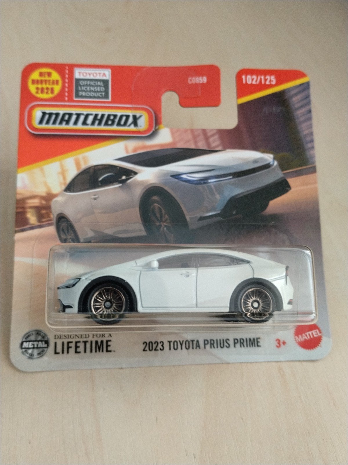 Matchbox 2023 Toyota Prius prime, Ophalen of Verzenden, Nieuw, Auto