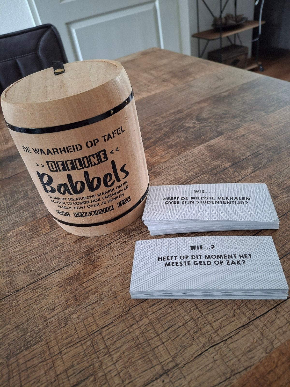 Offline Babbels: De Waarheid op Tafel - Gezelschapsspel, Vijf spelers of meer, Ophalen of Verzenden, Zo goed als nieuw, Onbekend