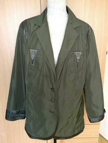 Ulla Popken tussen jas maat 50 NIEUW [v], Ophalen of Verzenden, Nieuw, Maat 46/48 (XL) of groter, Groen