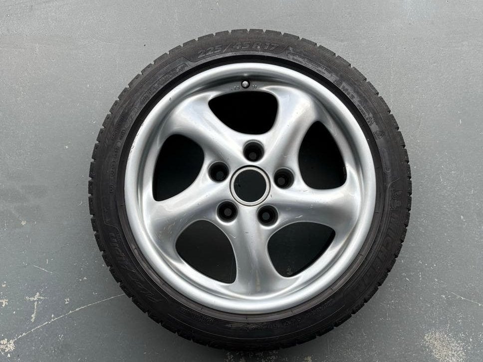 Porsche 996 / Porsche Boxster 986 velgen achter 2 stuks, Gebruikt, Banden en Velgen, 17 inch, Personenwagen