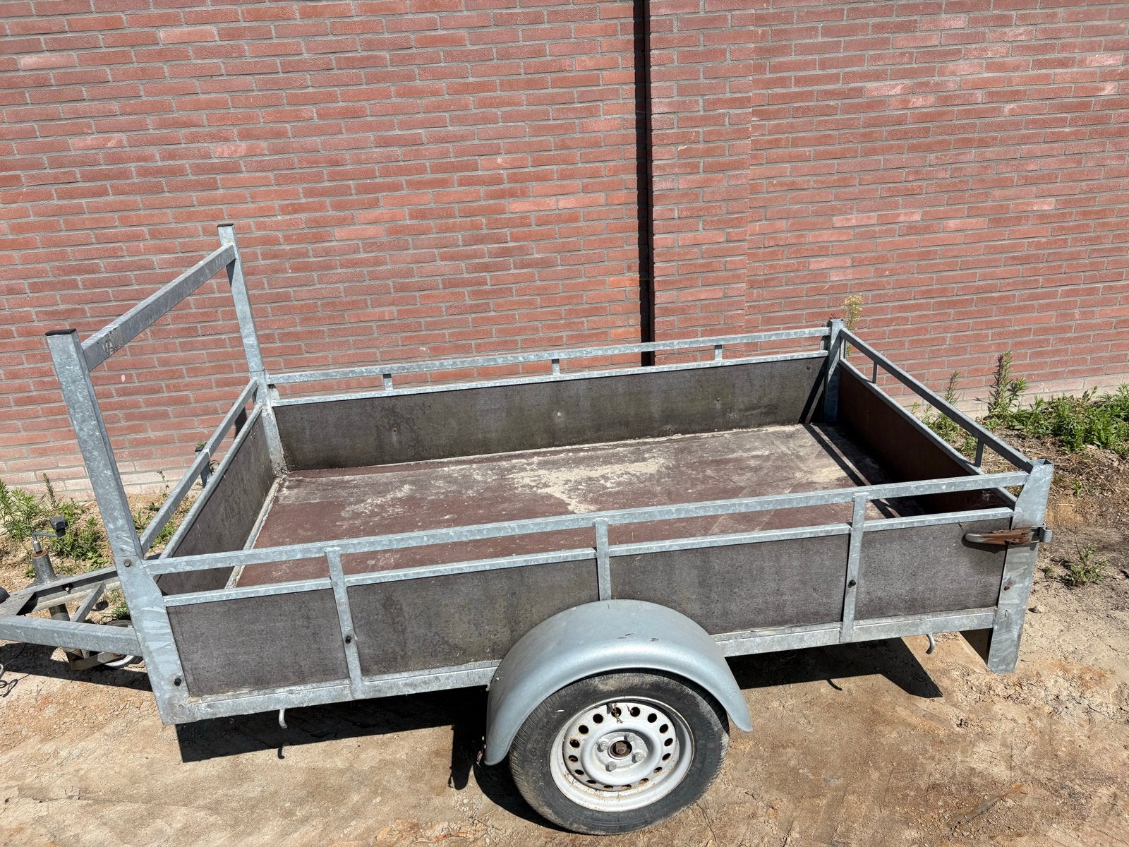 Stevige aanhanger met hoge reling, Auto diversen, Aanhangers en Bagagewagens, Ophalen, Gebruikt