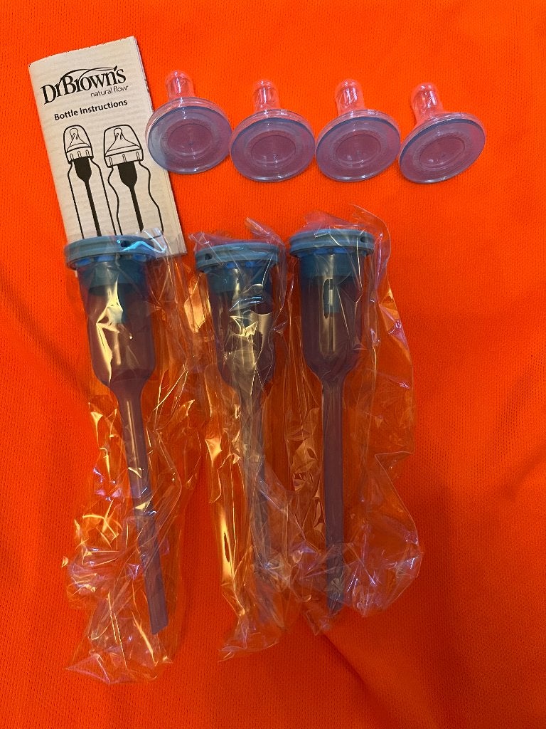 Dr brown anti collic inzet en 4 spenen nieuw maat 1, Ophalen, Nieuw, Overige typen