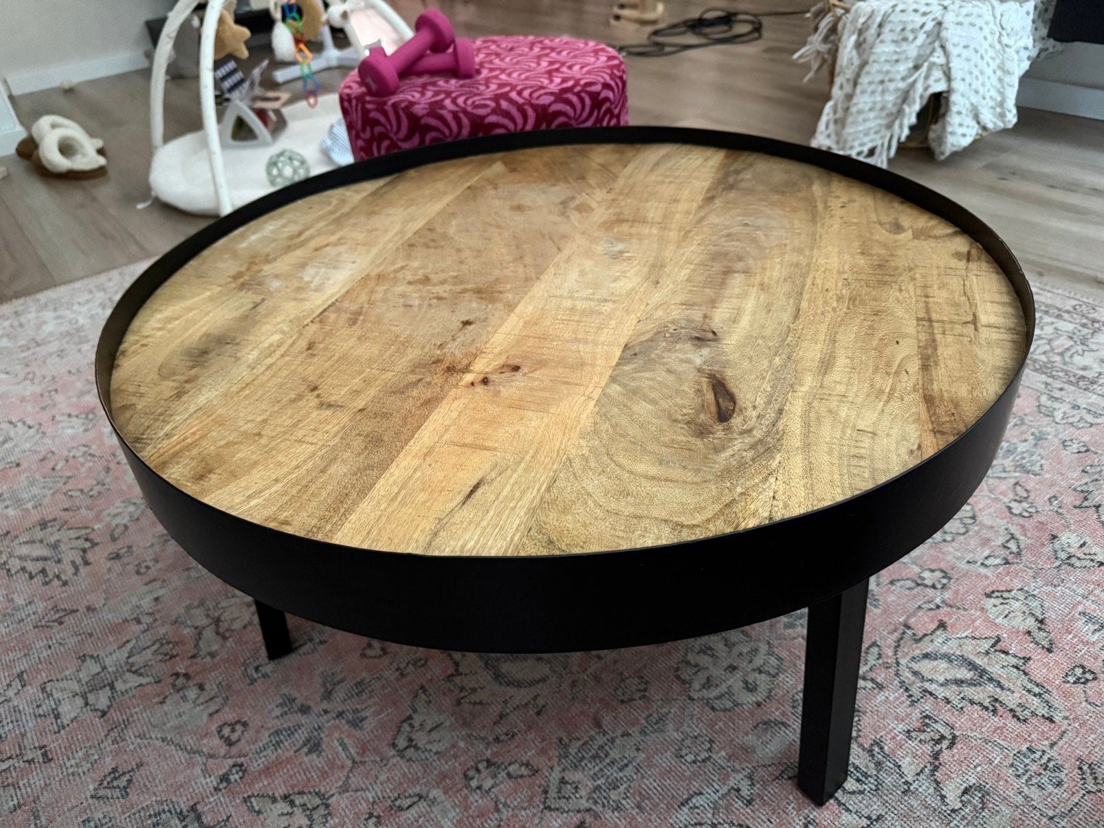 Salontafel, Huis en Inrichting, Ophalen, 50 tot 100 cm, Rond, 50 tot 100 cm