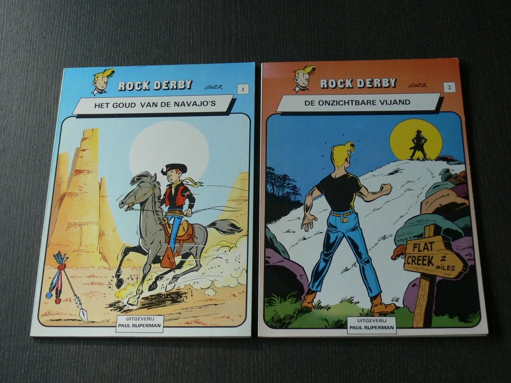 Rock Derby: 2 delen, Boeken, Stripboeken, Meerdere stripboeken, Verzenden, Zo goed als nieuw