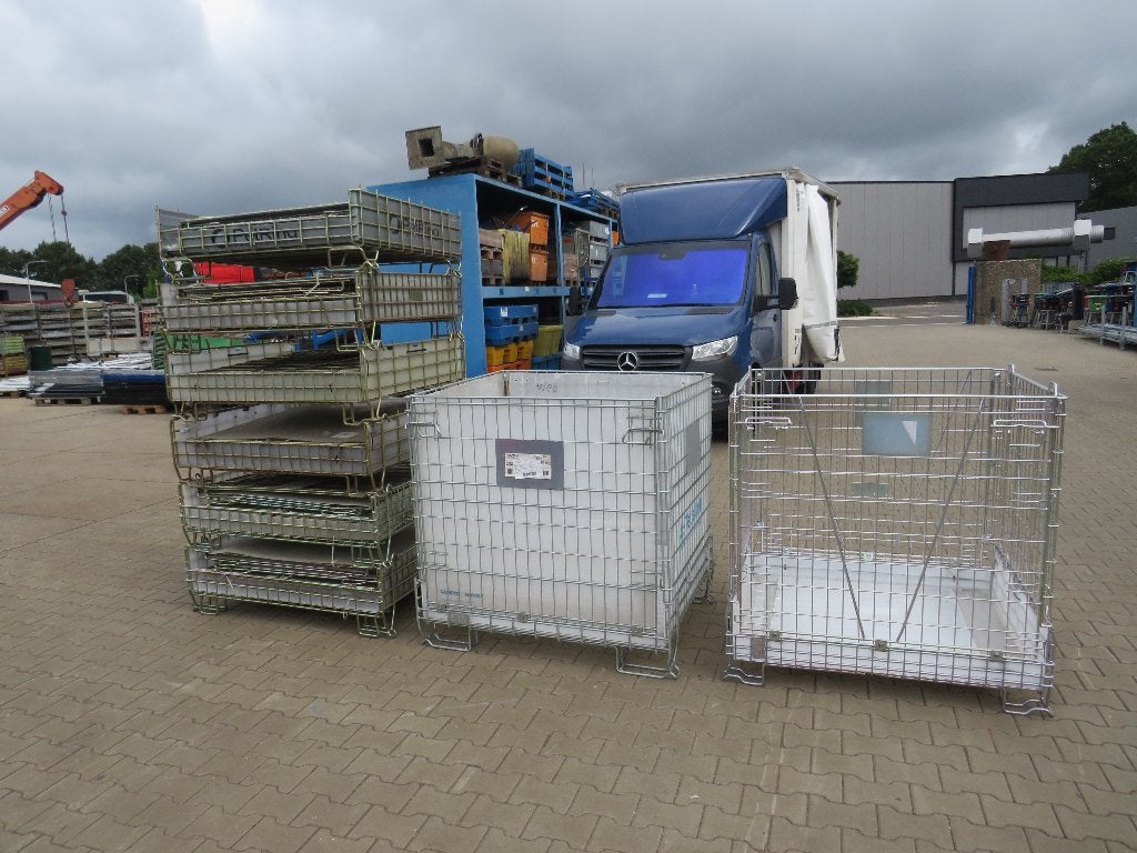 gaaskrat gaascontainer gitterbox inklapbaar stapelbaar, Ophalen, Gebruikt, Gaaskrat.nl, Zandhaarweg