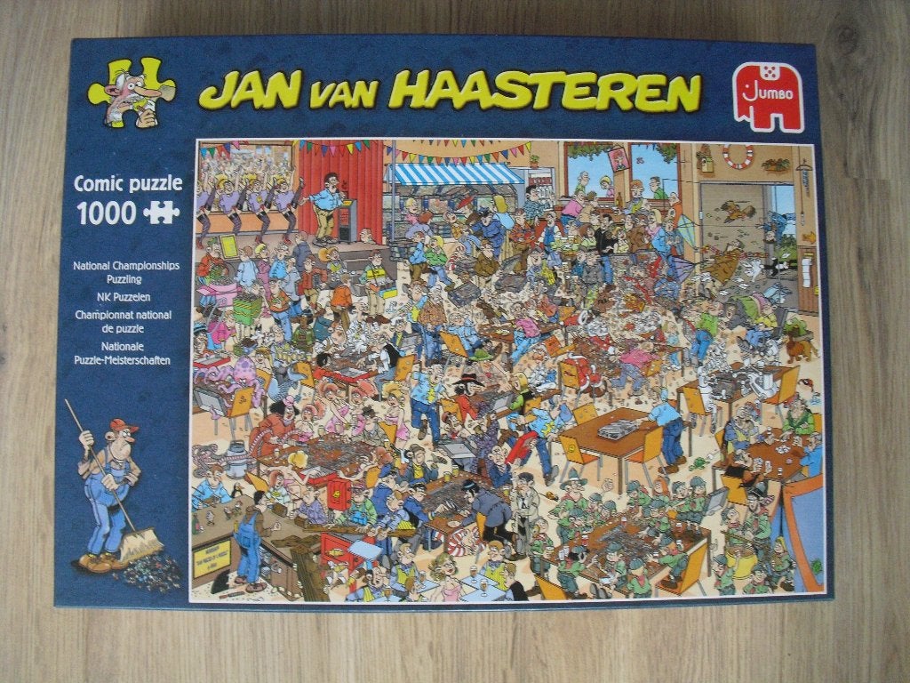 Van Haasteren puzzel nk puzzelen 19090 2019 kampioenschap, Ophalen of Verzenden, 500 t/m 1500 stukjes, Zo goed als nieuw, Legpuzzel