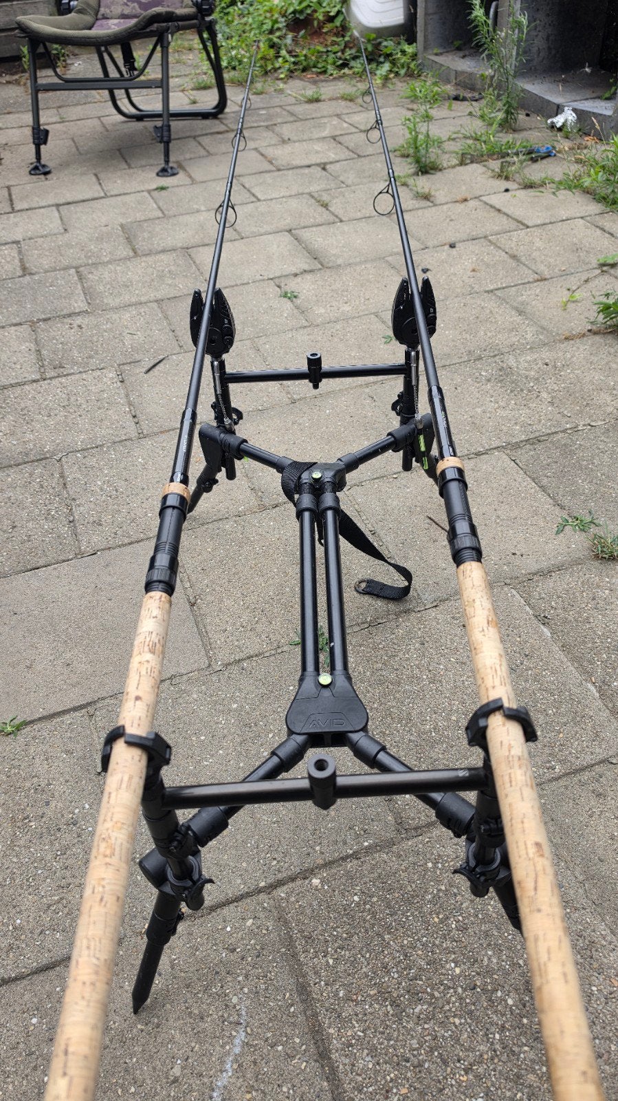 complete karper set, Ophalen