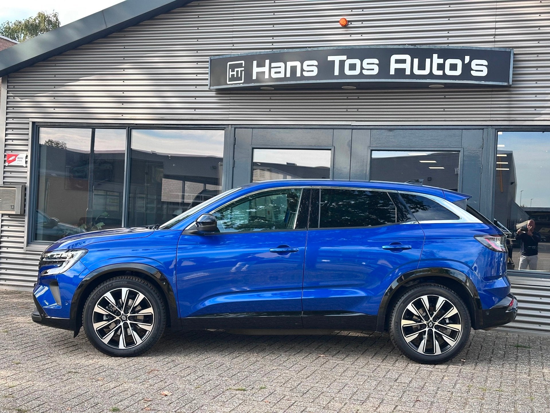 Renault AUSTRAL 1.2 E-Tech full hybrid 200pk Techno / Camera, Auto's, Gebruikt, 1199 cc, Blauw, Leder en Stof