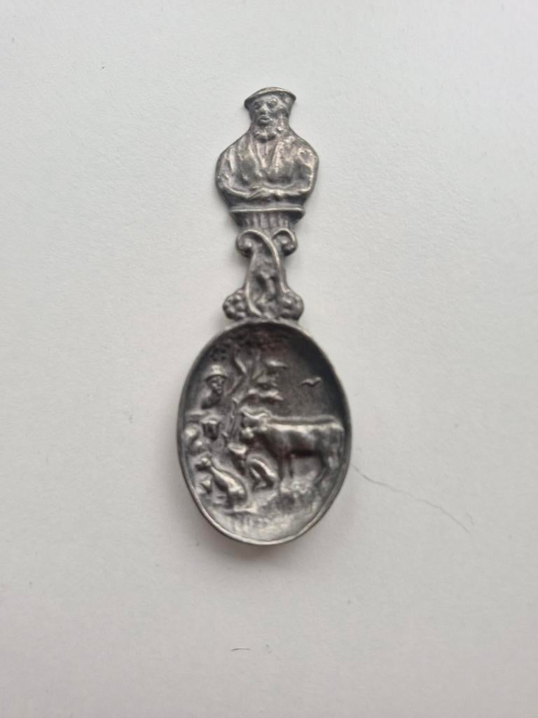 Oud-Holland Tin Gieterij Leerdam lepel, Ophalen of Verzenden