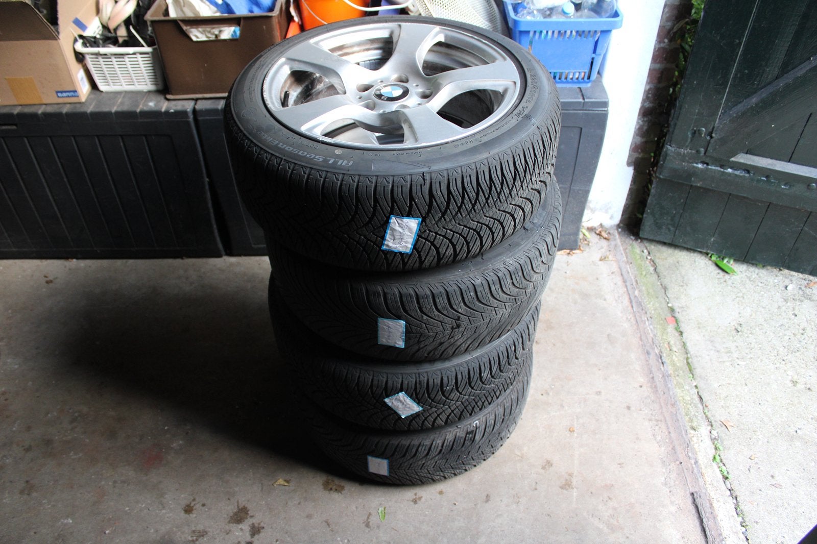 Bmw velgen+banden 17 inch, Ophalen, Nieuw