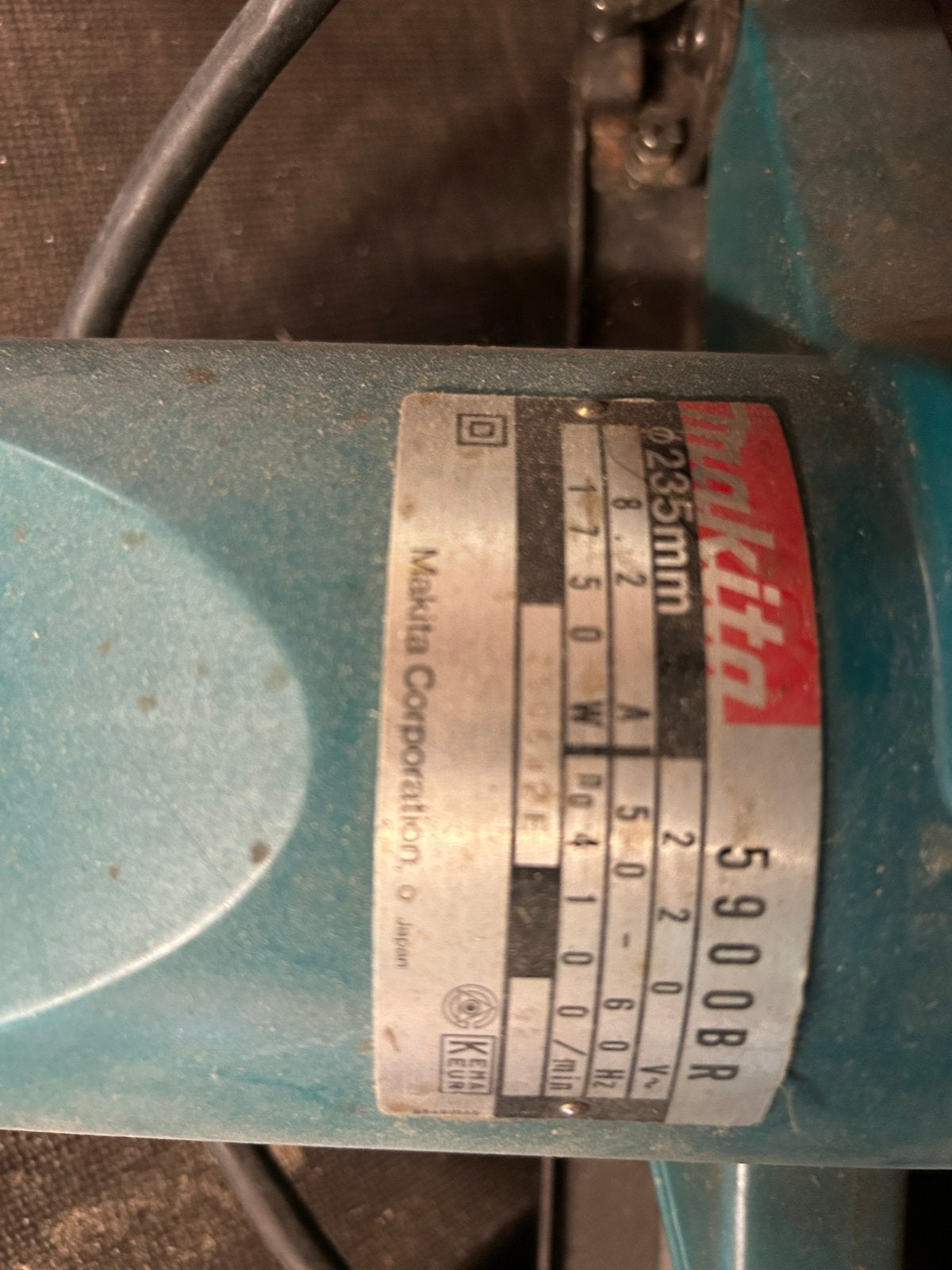 Makita Cirkelzaag 5900BR - Krachtig en Betrouwbaar, Ophalen, Gebruikt, Cirkelzaag, 70 mm of meer