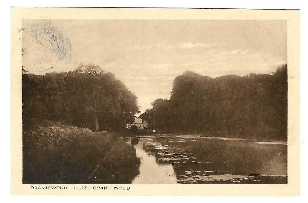 Oranjewoud - Huize Oranjewoud, Verzenden, 1920 tot 1940, Gelopen, Friesland