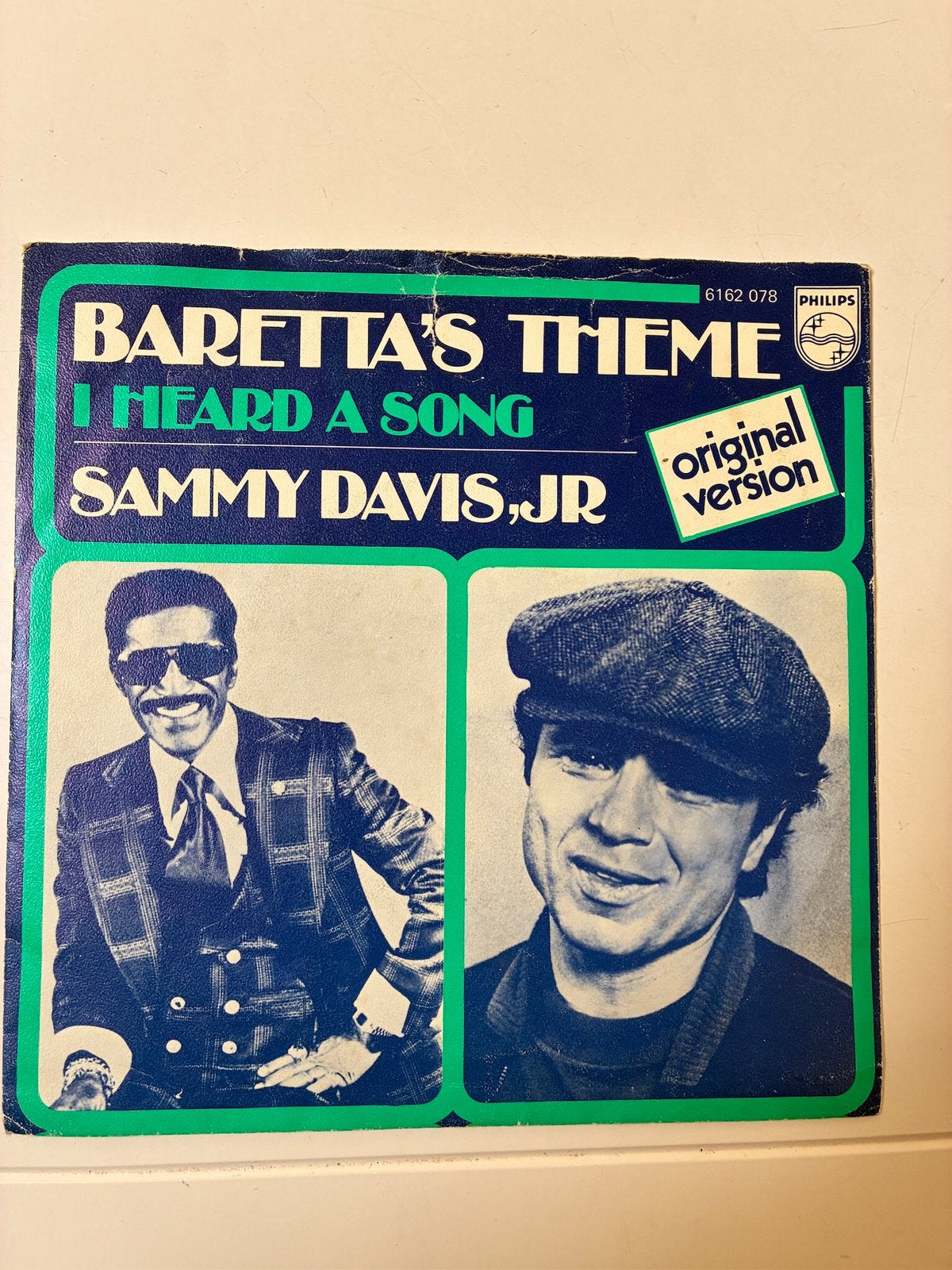 Sammy Davis junior - Baretta’s Theme 45 toeren single, Ophalen of Verzenden, Zo goed als nieuw