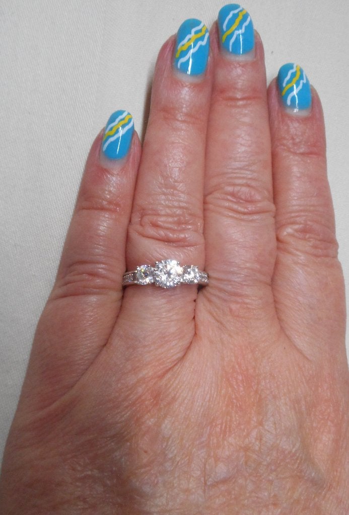 Zilveren Ti Sento ring met heldere stenen maat 16.5 nr.242, Verzenden, Dame, Zilver, Zilver