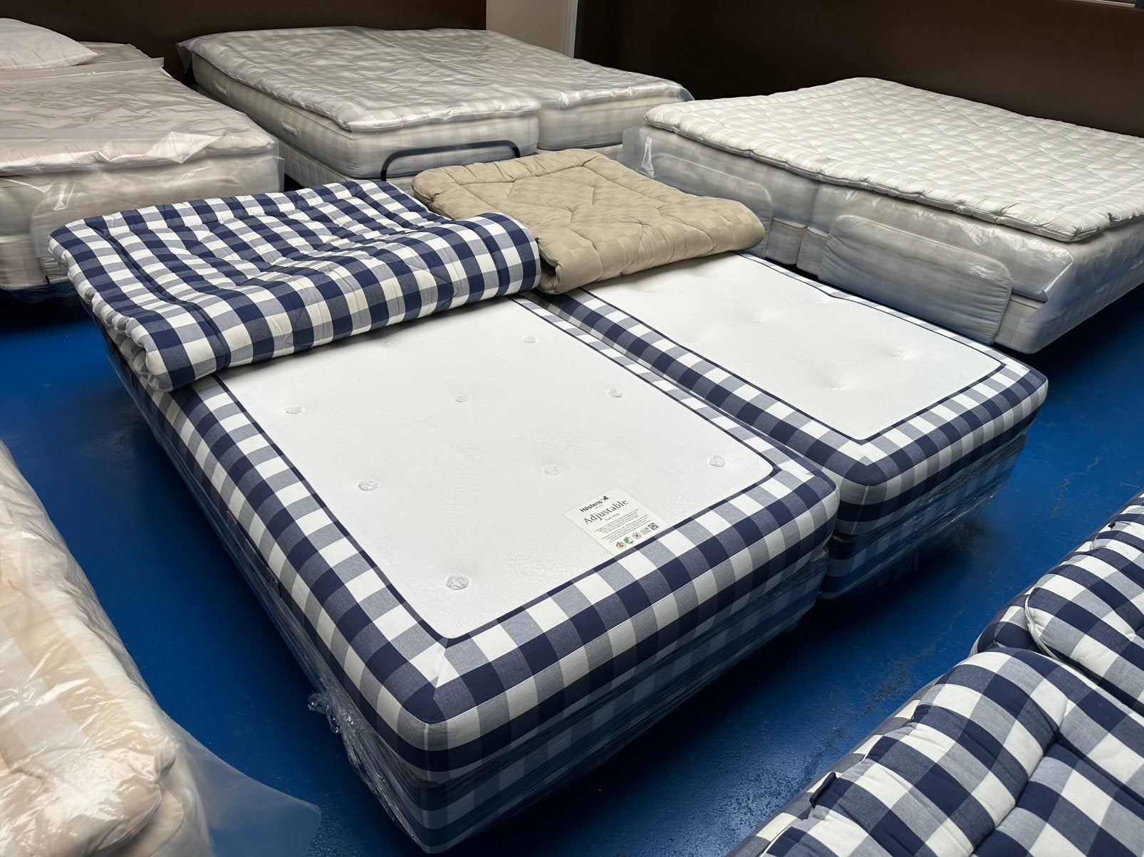 Hästens Boxspring vlak 195x210 cm –  Grote Korting