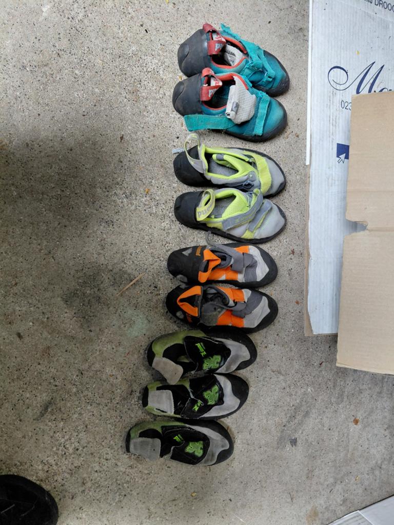 Klimschoenen, Sport en Fitness, Klimsport, Ophalen of Verzenden, Gebruikt, Klimsportschoenen