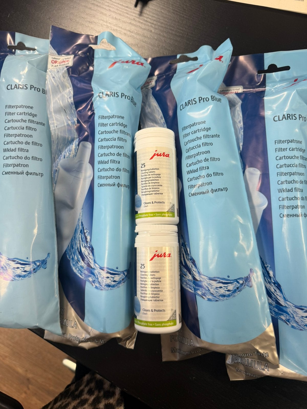 Jura Claris Pro Blue waterfilters -Jura reinigingstabletten., Ophalen, Zo goed als nieuw