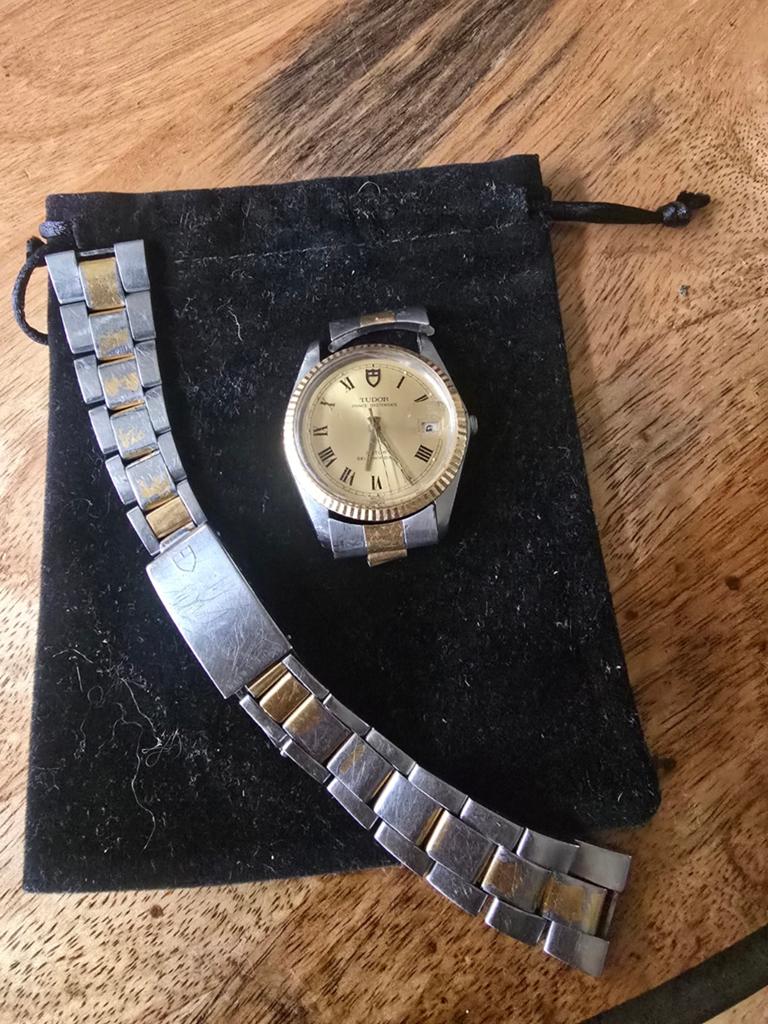 Tudor Polshorloge - Vintage met gouden accenten, Overige merken, Staal, Gebruikt, Staal