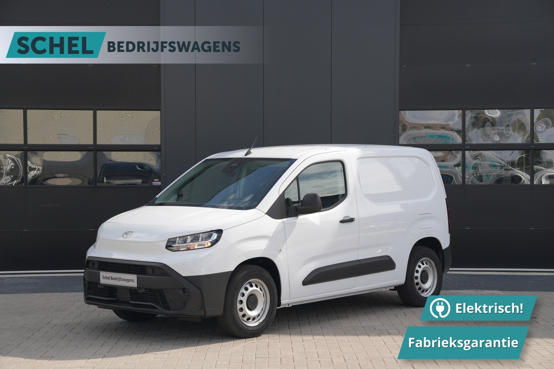 Toyota PROACE CITY Electric Comfort L1 50 kWh - Airco - Carp, Stof, Zwart, Wit, Origineel Nederlands