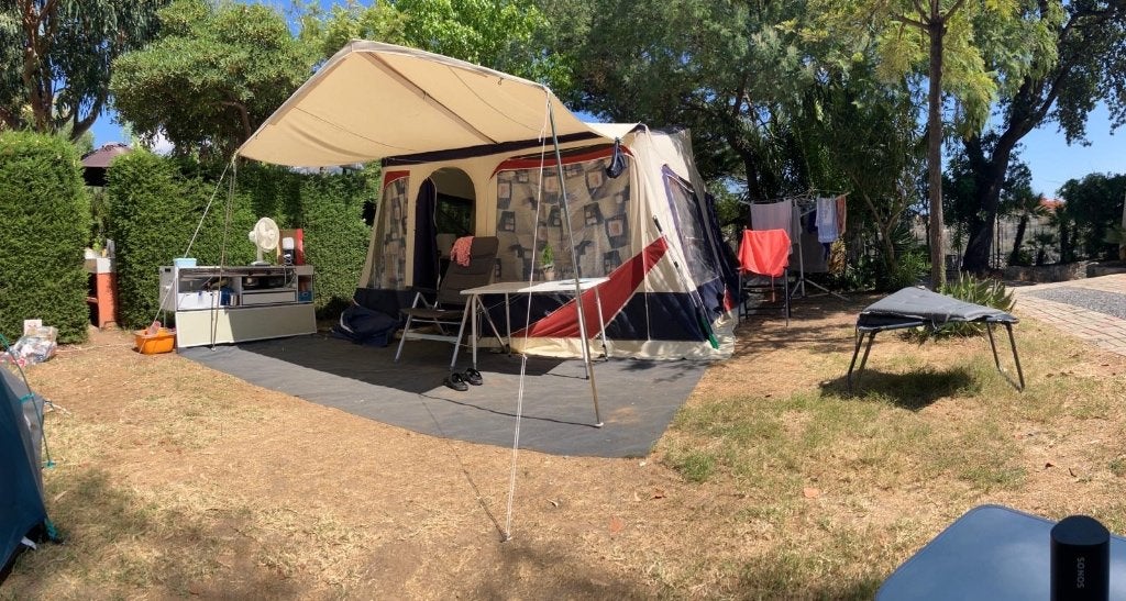 Jamet Jametic 123, Caravans en Kamperen, Vouwwagens, Ophalen, Meerkleurig, Aanwezig, Jamet