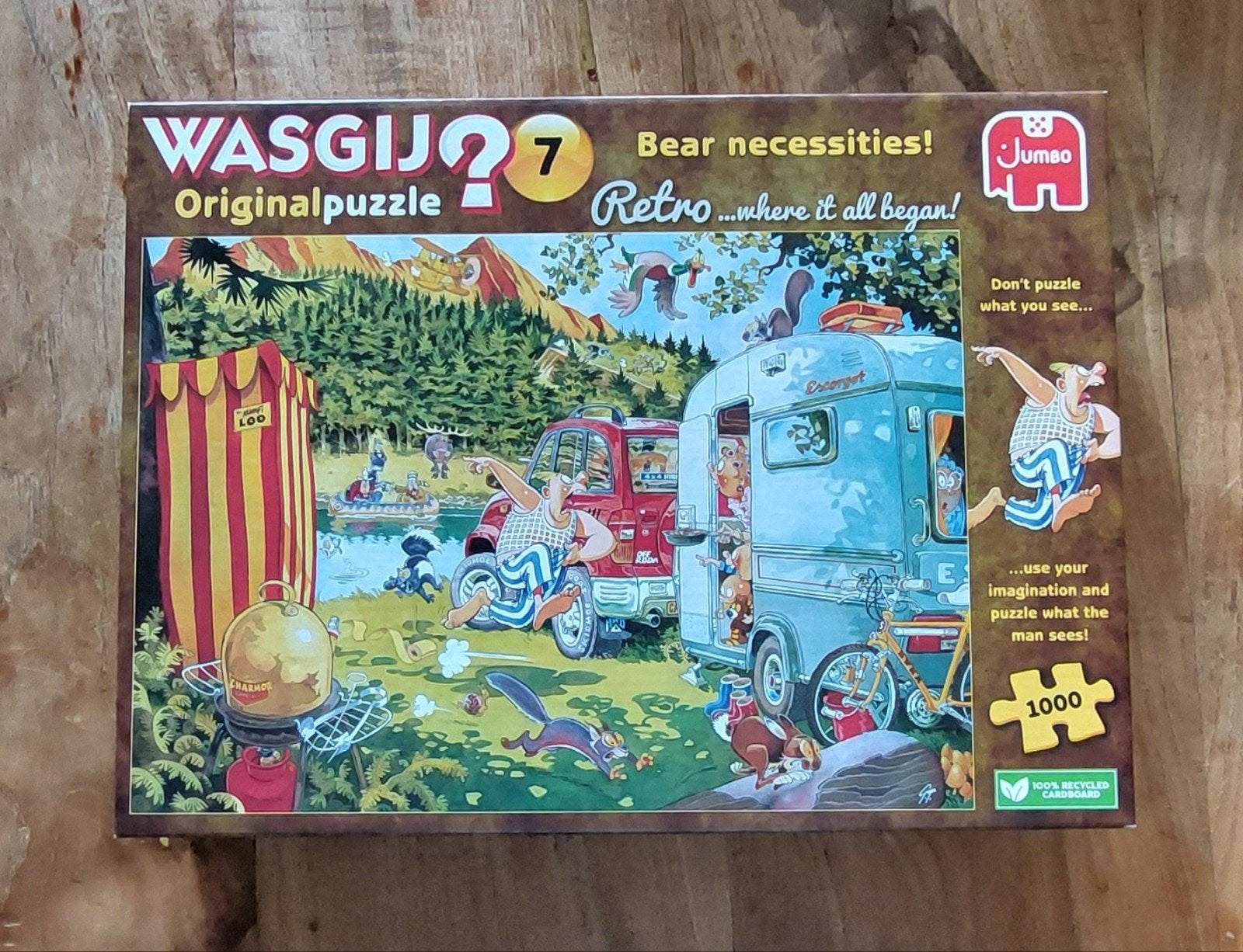 Wasgij puzzel nr 7 1000 stukjes, Ophalen of Verzenden, Meer dan 50 stukjes, Zo goed als nieuw, 6 jaar of ouder