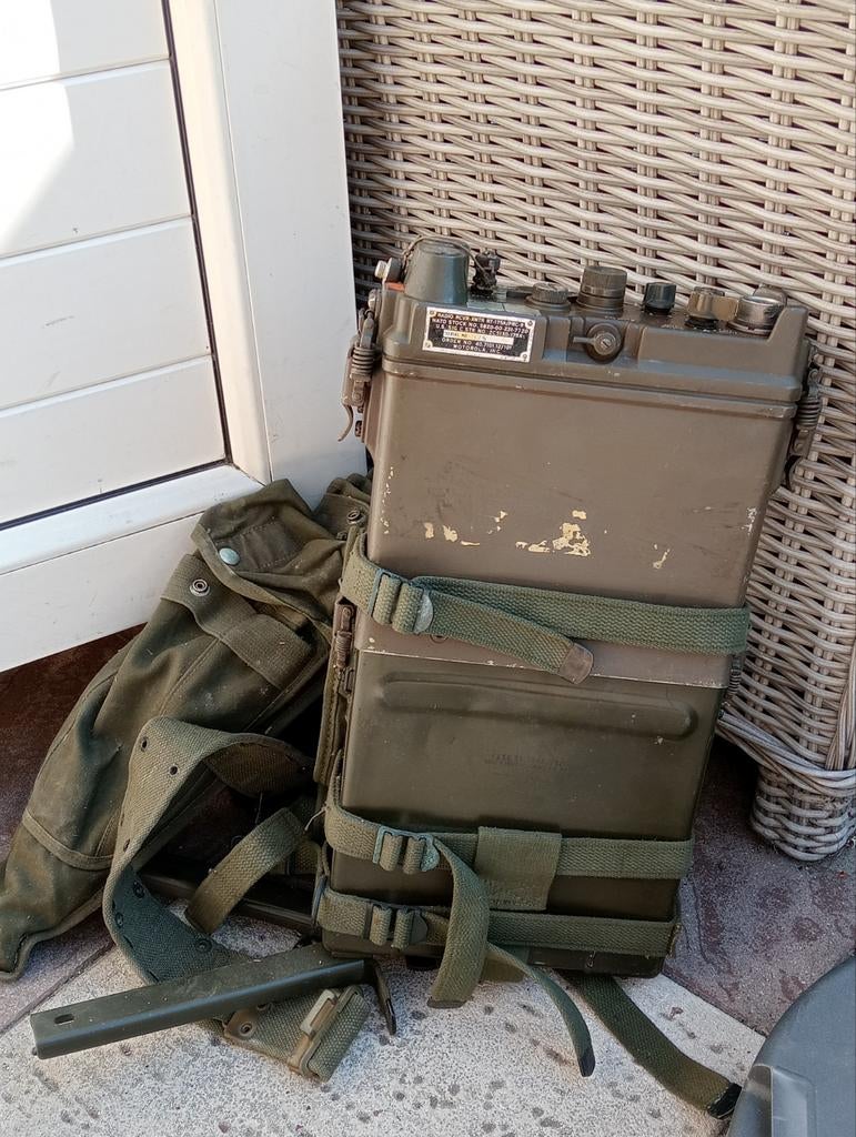 PRC-9 manpack compleet Vietnam periode + dienstplicht, Ophalen of Verzenden, Landmacht, Nederland, Overige typen