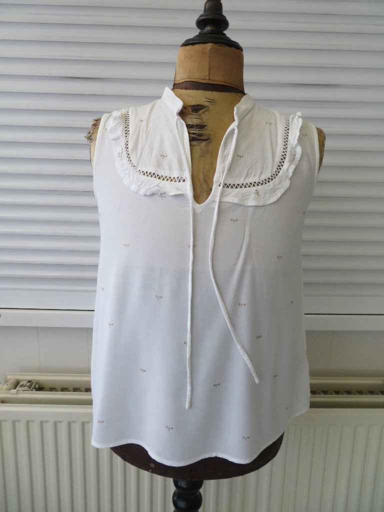 Dames top wit Grace & Mila mt.38 Z.G.A.N., Maat 38/40 (M), Grace & Mila, Wit, Ophalen of Verzenden