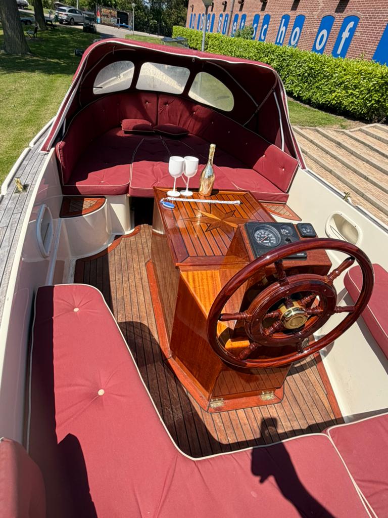 Interboat 21 Classic vetus 33pk 4 cilinder mooie staat!, Watersport en Boten, Sloepen, Ophalen, Zo goed als nieuw, Interboat, Elektrische start