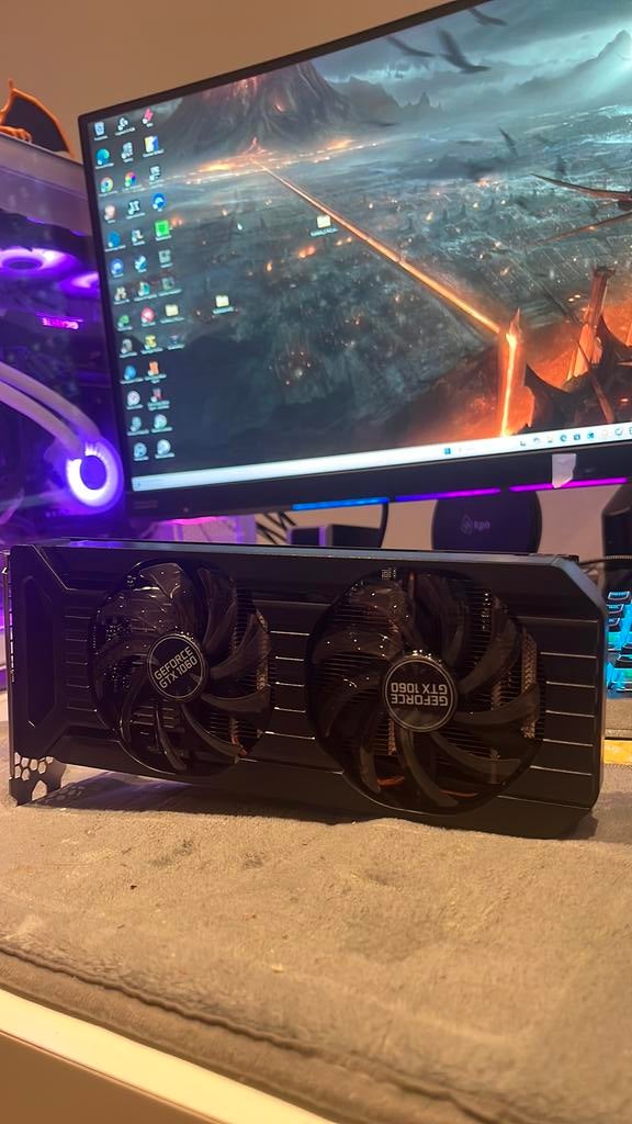 GTX 1060 6GB Videokaart - Werkt uitstekend, erg stil, Computers en Software, Videokaarten, PCI-Express 4, Ophalen of Verzenden